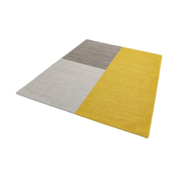 Covor Asiatic Carpets Blox, 160 x 230 cm, galben-gri-image-2