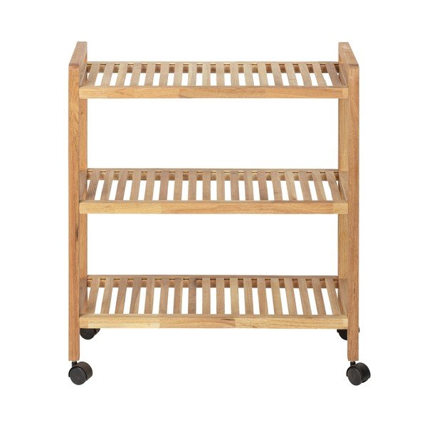 Etajeră de baie în culoare naturală din lemn de nuc 65x72 cm Norway – Wenko-image-4