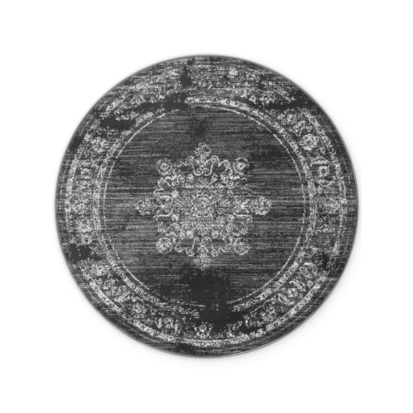 Covor gri rotund ø 120 cm Gloria Lydia – Hanse Home