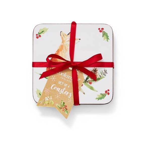 Set 4 suporturi de pahare Cooksmart ® A Winters Tale, 10 x 10 cm-image-2