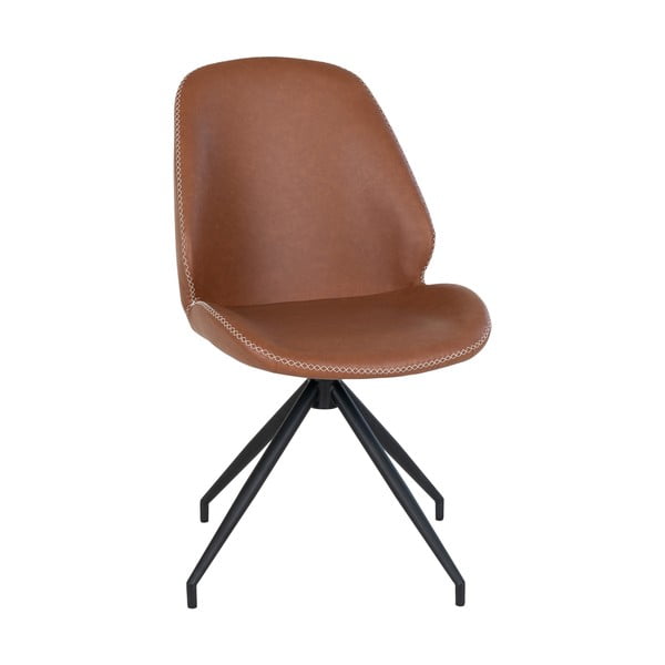 Scaune de dining maro coniac 2 buc. Monte – House Nordic-image-2