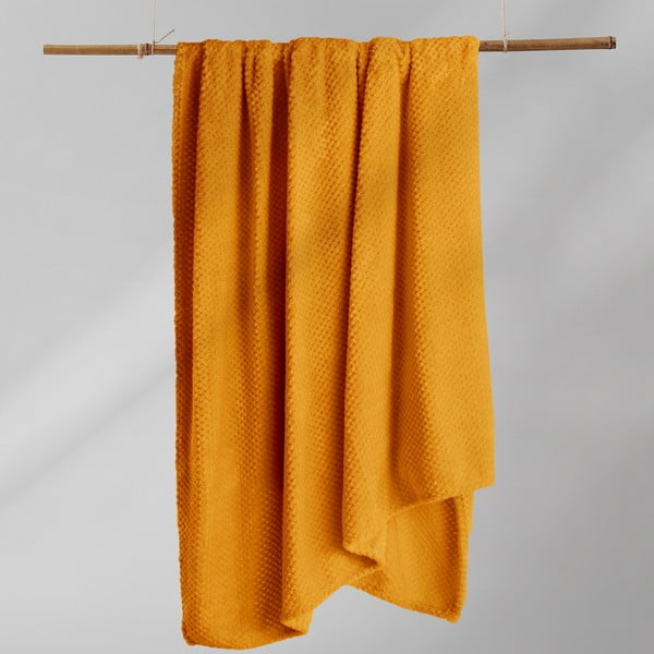 Pătură din microfibră DecoKing Henry, 170 x 210 cm, portocaliu-image-4