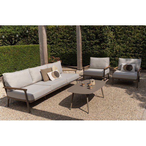 Măsuță de cafea pentru grădină din metal 70x120 cm Orlando – Exotan-image-1