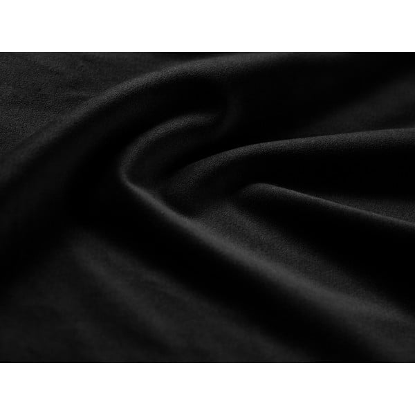 Taburet negru cu tapițerie din catifea Kyoto – Cosmopolitan Design-image-4