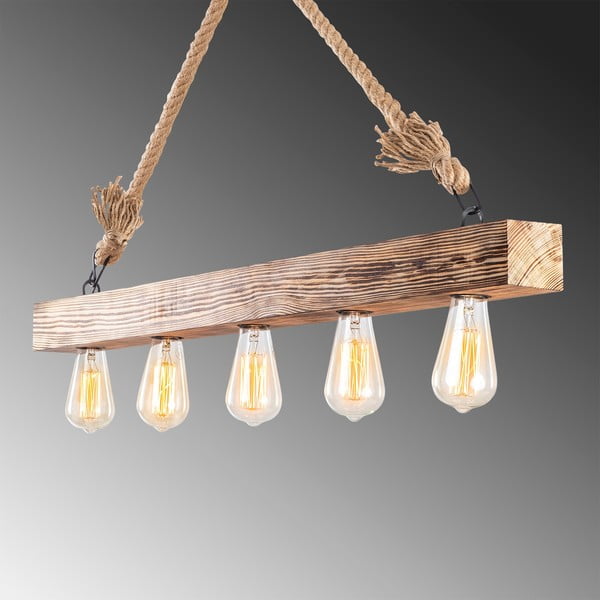 Lustră în culoare naturală Erebos – Opviq lights-image-4