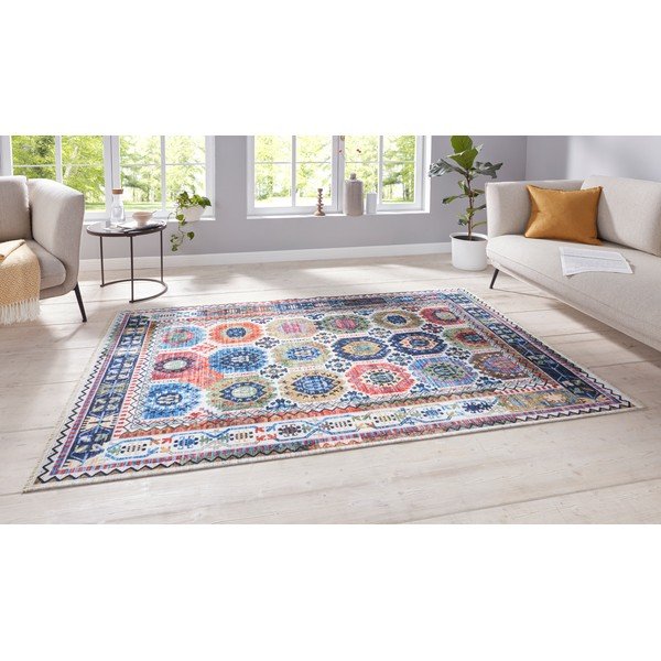 Covor cu proporție mare de bumbac Nouristan Kilim Masin 120 x 170 cm-image-1