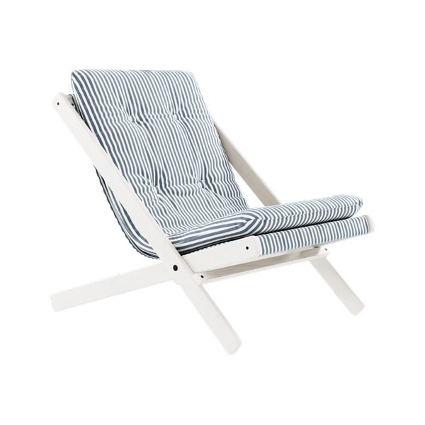 Fotoliu alb/albastru deschis Boogie - Karup Design