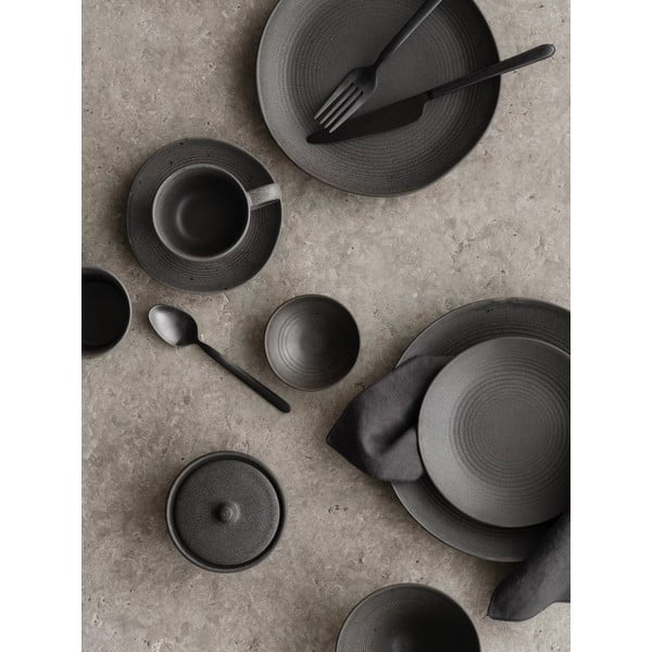 Tacâmuri negre din oțel inoxidabil 16 buc. Stella – Blomus-image-1