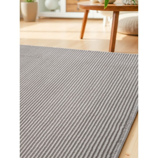 Covor tip traversă gri/crem 80x240 cm Perles Dolomite – Elle Decoration-image-1