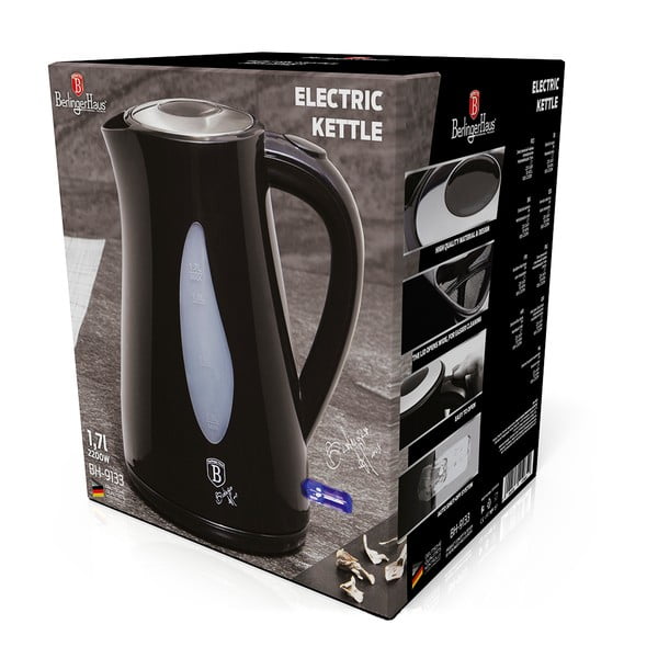 Ceainic electric negru 1,7 l Black Silver Collection - BerlingerHaus-image-3