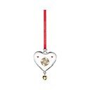 Ornament de Crăciun suflat manual din sticlă 7 cm Ann-Sofi Romme – Holmegaard