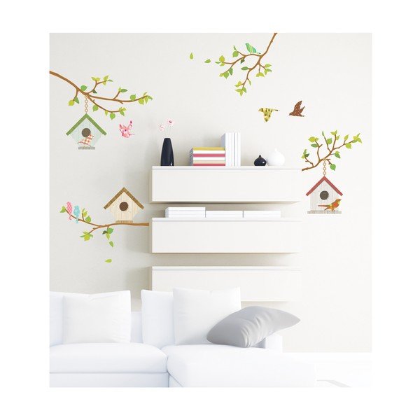 Autocolant Ambiance Sticks And Birds-image-2