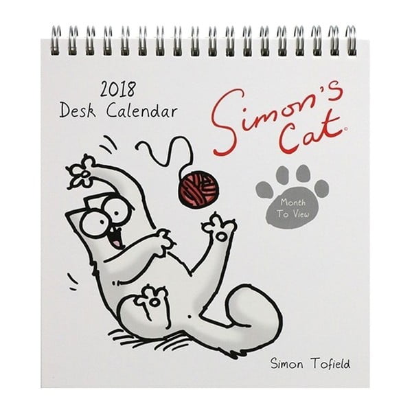 Calendar masă pentru anul 2018 Portico Designs Simon's Cat