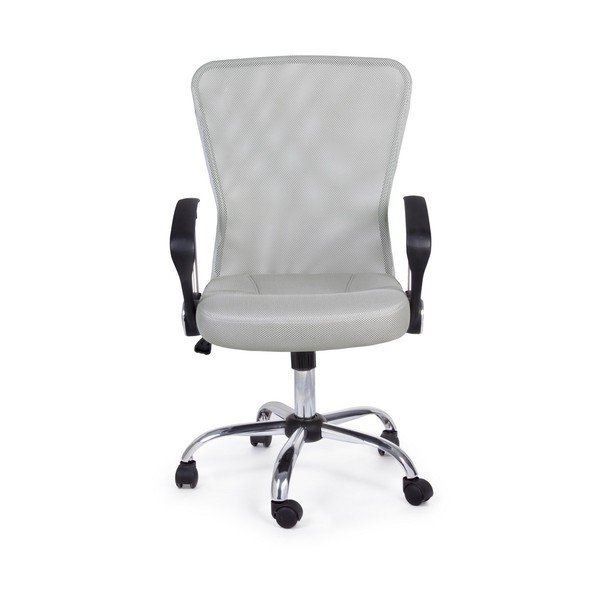 Scaun de birou gri deschis tapițat Brisbane – Yes Everyday-image-2