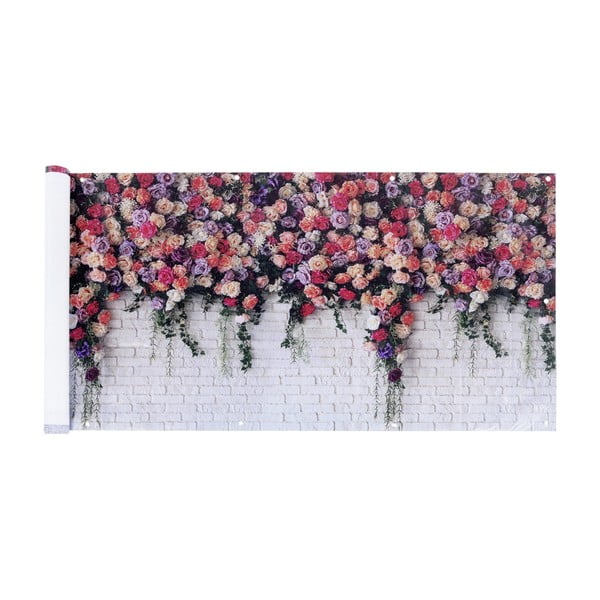 Paravan pentru balcon roz/gri 500x85 cm Roses - Maximex-image-4