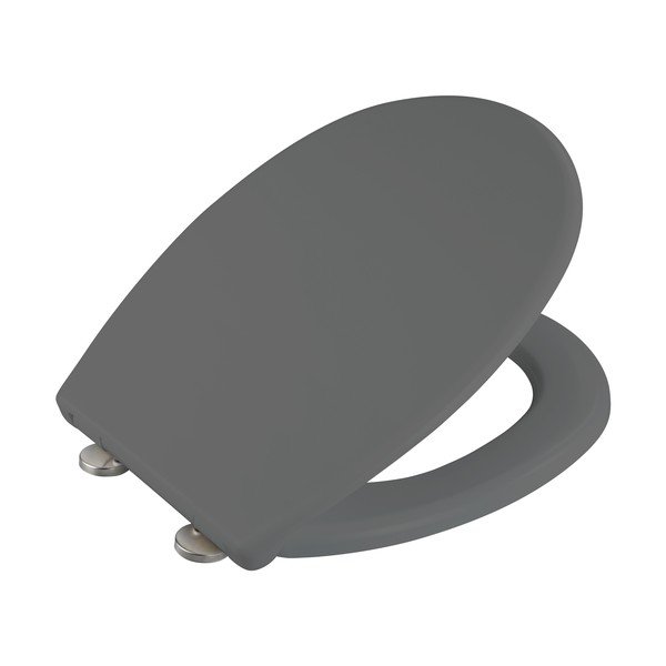 Capac WC cu închidere lentă Wenko Vorno, gri-image-2