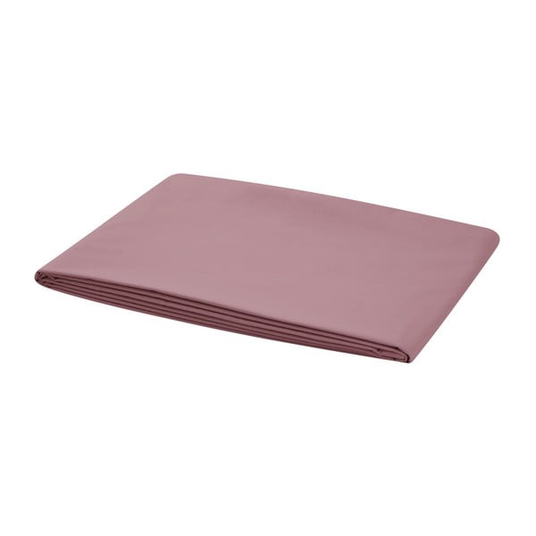 Cearșaf fără elastic pentru pat Bella Maison Basic, 240 x 260 cm, roz