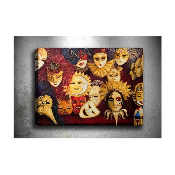 Tablou Tablo Center Masquerade, 60 x 40 cm