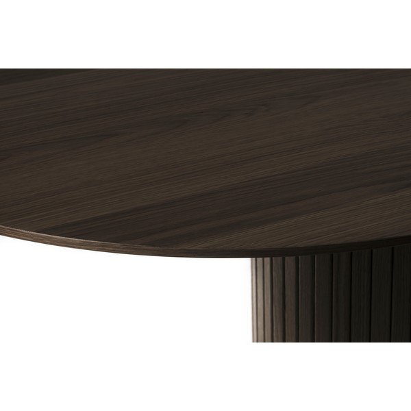 Masă de dining cu aspect de lemn de stejar 95x180 cm Nola – Unique Furniture-image-2