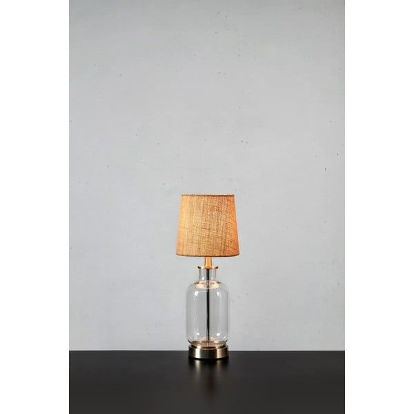 Veioză cu abajur din iută (înălțime 43 cm) Costero – Markslöjd-image-1