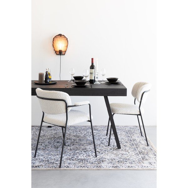 Scaune de dining albe 2 buc. Jolien – White Label-image-1