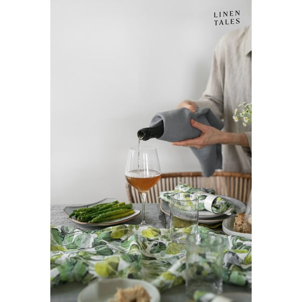 Prosop de vase din in 45x65 cm Khaki – Linen Tales-image-4