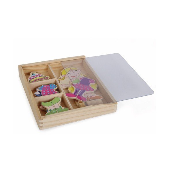 Figurină din lemn magnetică Legler Ramona-image-1