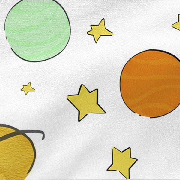Apărătoare / protecție pentru pătuț 60 cm Les planetes – Mr. Fox-image-3