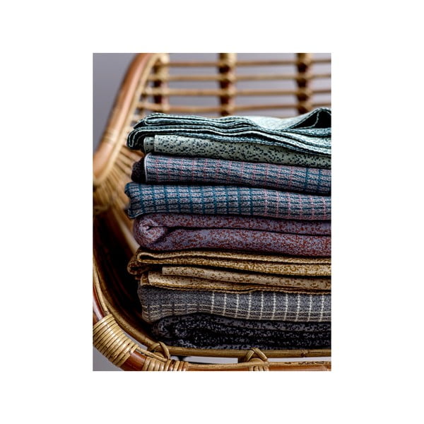 Pled din bumbac Södahl Alice, gri, 130 x 170 cm-image-2