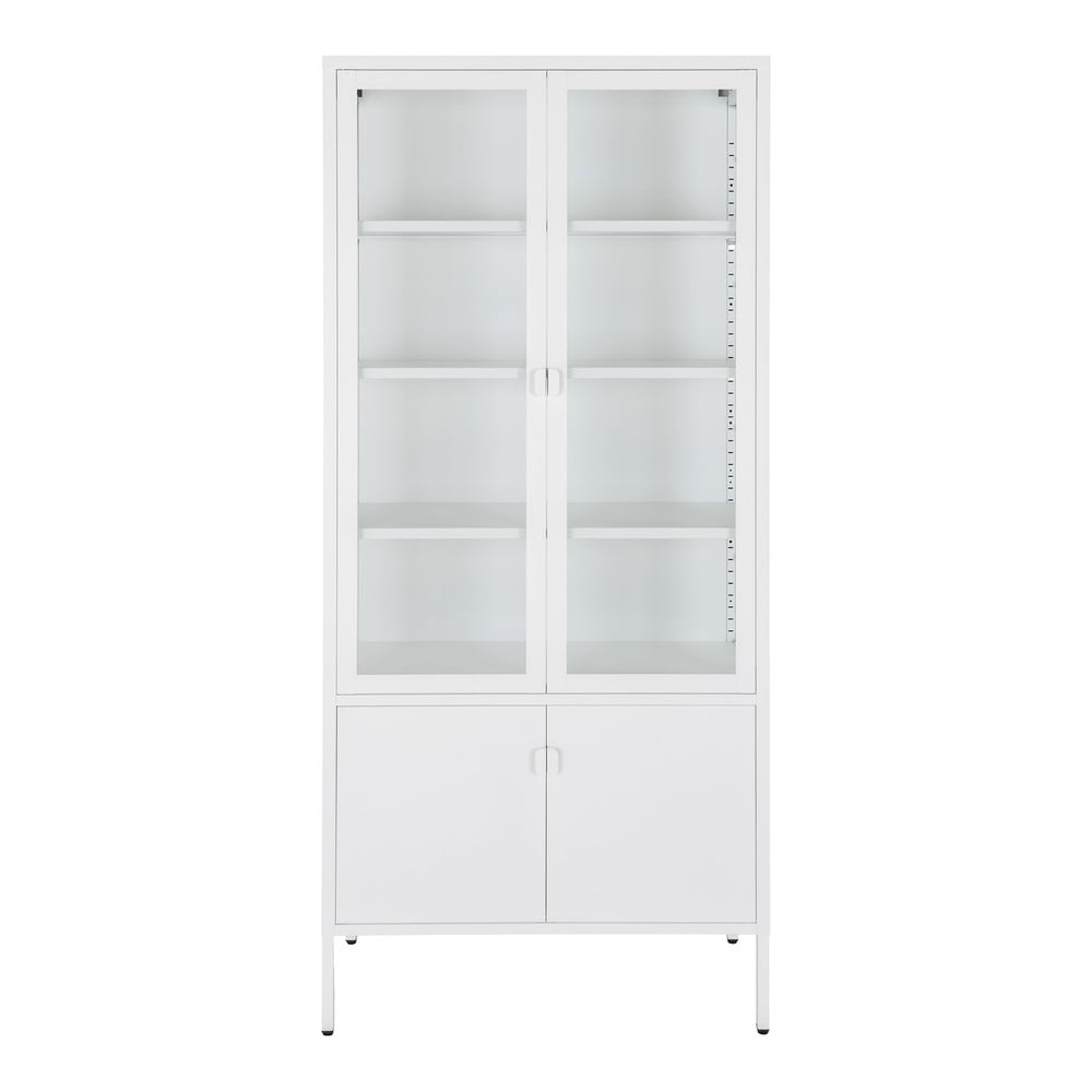 Vitrină albă din metal 80x180 cm Brisbane – House Nordic