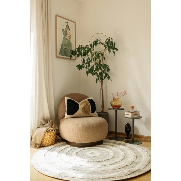 Covor Mint Rugs Handira Circle, ⌀ 160 cm, crem-image-1