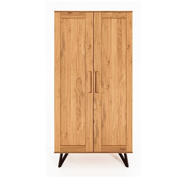 Șifonier din lemn de stejar 91x185 cm Golo - The Beds-image-2