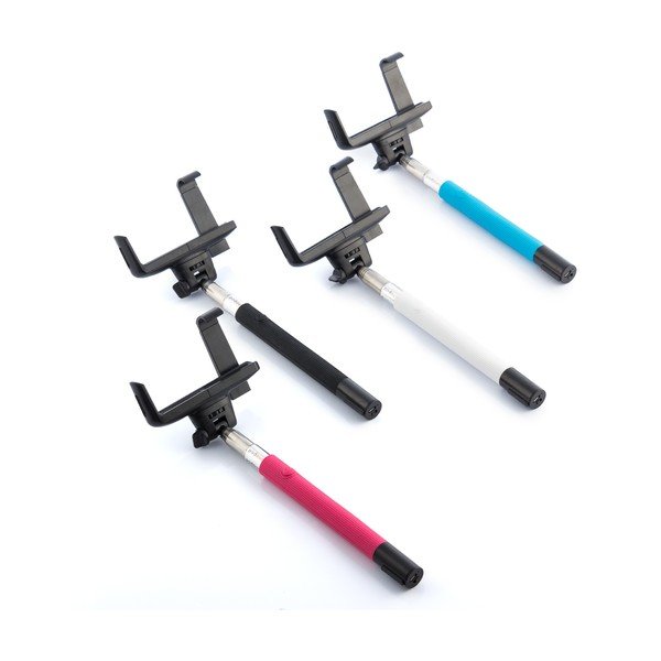 Selfie stick/bară bluetooth pentru telefon InnovaGoods, alb-image-3