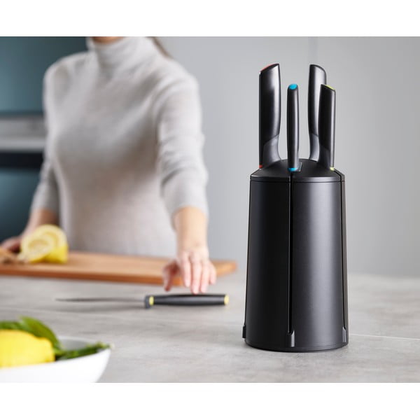 Set 5 cuțite cu suport rotativ Joseph Joseph Elevate-image-1