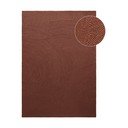 Covor cărămiziu țesut manual din lână 80x150 cm Calmio – Hanse Home