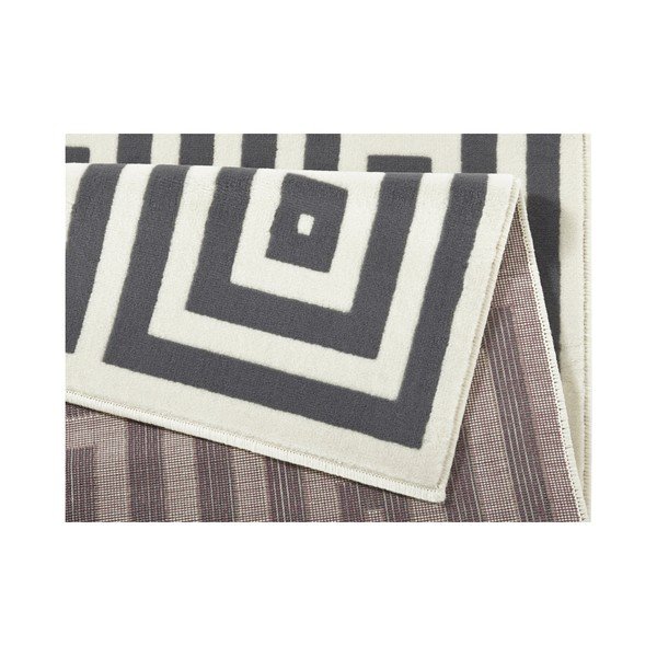 Covor Zala Living Mono, 70 x 140 cm, gri - alb-image-1