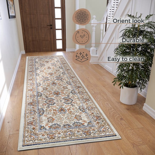 Covor tip traversă crem 80x240 cm Orient Saraceni – Hanse Home-image-4