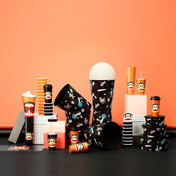 Pahar călătorie Paul Frank, negru -image-1