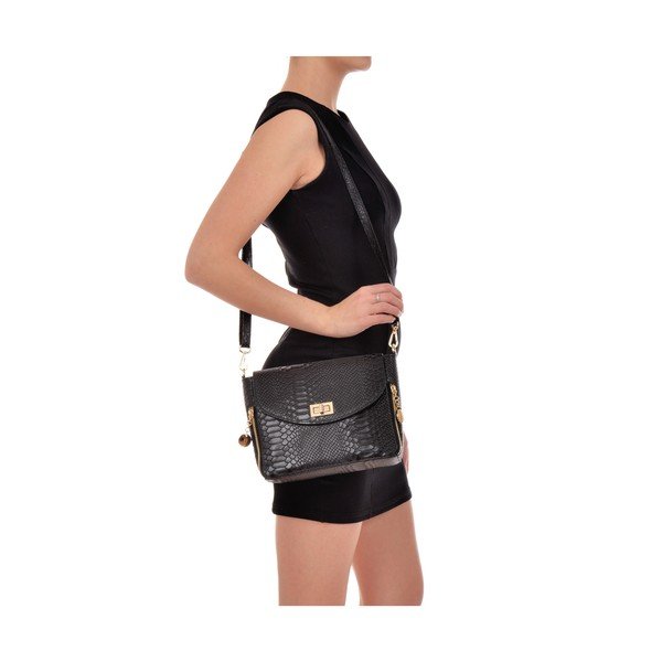 Geantă din piele Roberta M Misinato, negru-image-4