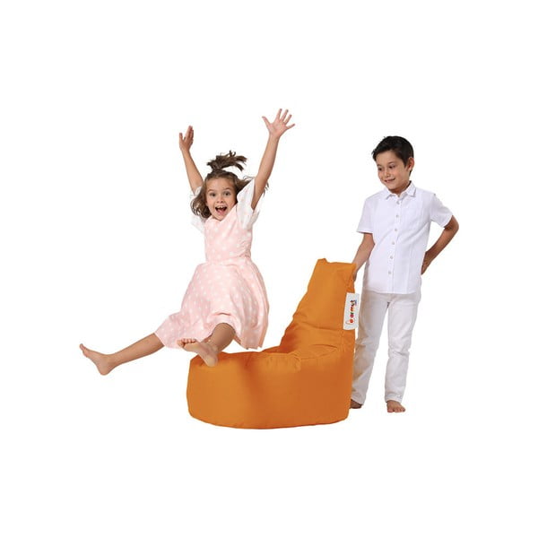 Fotoliu puf pentru copii portocaliu Baton – Floriane Garden-image-4