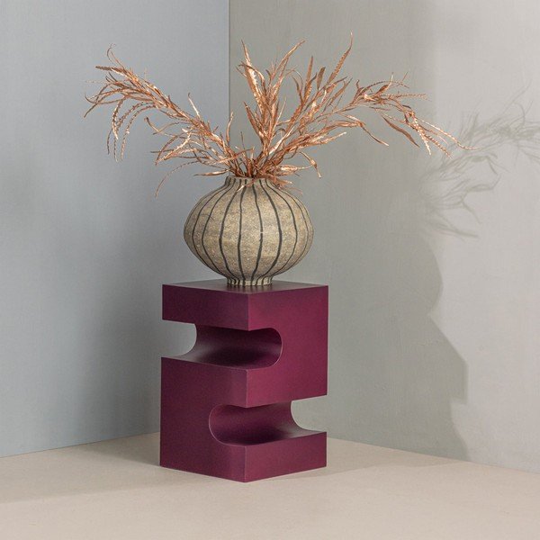 Măsuță auxiliară din metal 30x30 cm Jessa – WOOOD-image-1