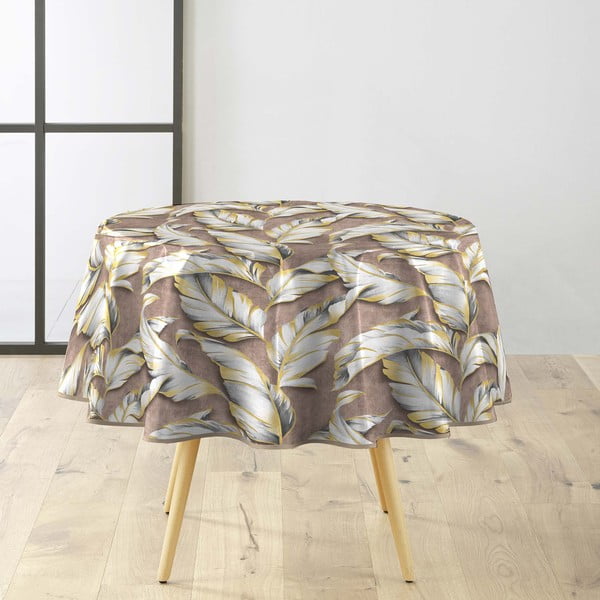 Față de masă lavabilă ø 160 cm Ebany – douceur d'intérieur