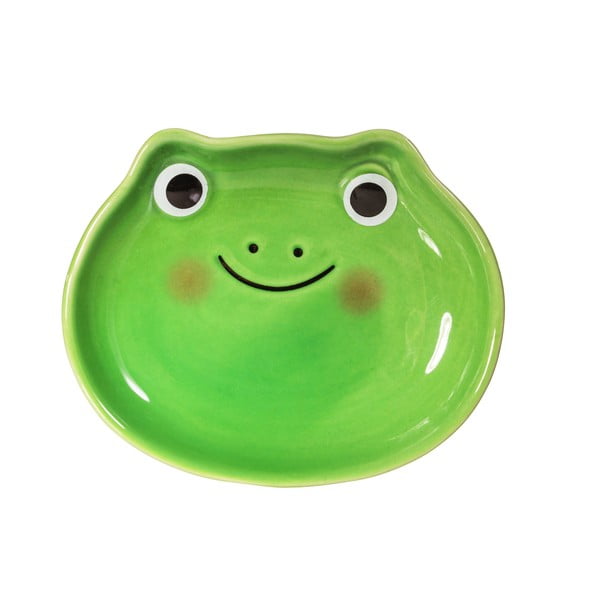 Tavă decorativă din gresie ceramică 9x7,5 cm Frog – Sass & Belle