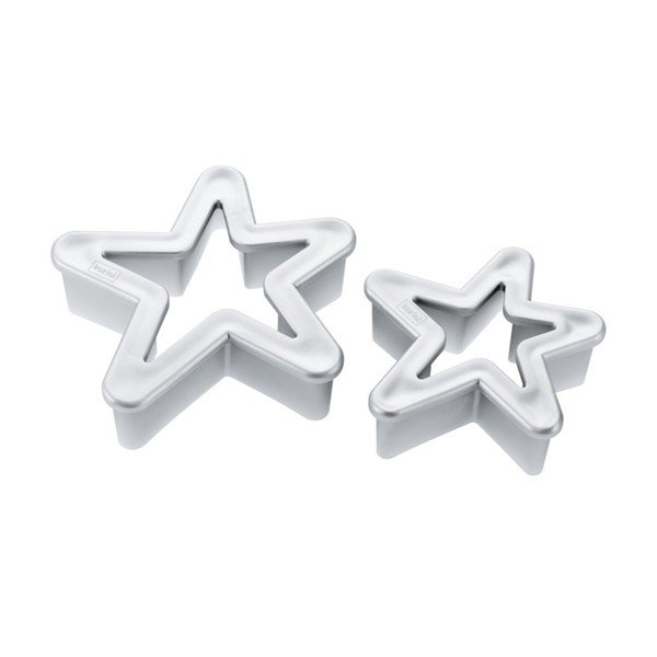 Set 2 forme de prăjituri Koziol Star, alb