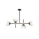 Lustră Squid Lighting Kruva, înălțime 57 cm, negru