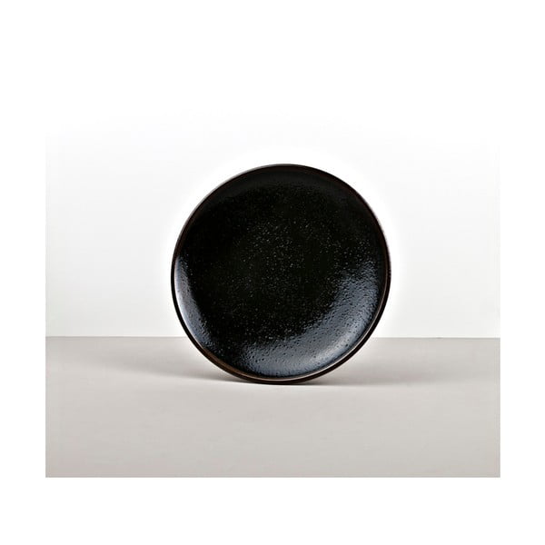 Farfurie ceramică pentru aperitive Made In Japan Tenmokku, ⌀ 20 cm, negru