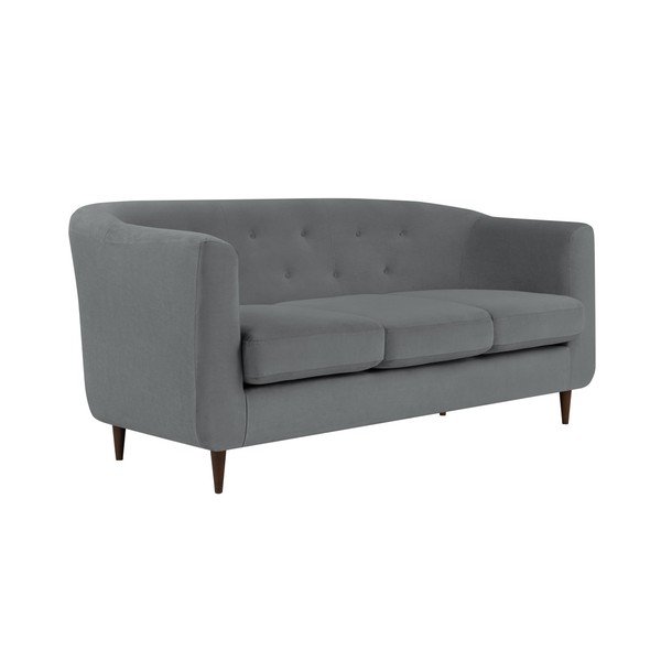 Canapea Kooko Home LOVE, gri deschis, 175 cm-image-3