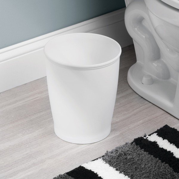 Coș de gunoi InterDesign Kent, alb, 5 l-image-1