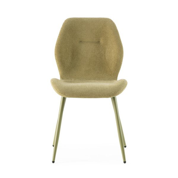 Scaune de dining verzi 4 buc. tapițate Ansu – Marckeric-image-3