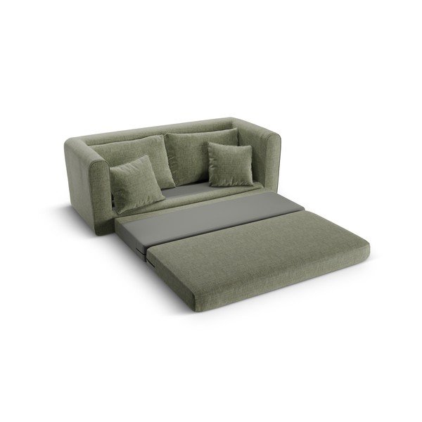 Canapea verde extensibilă 158 cm Lido – Micadoni -image-4